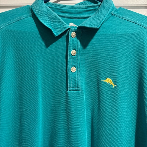 Tommy Bahama Men’s Polo Shirt – Medium – Barely Used - Blue - Picture 4 of 6